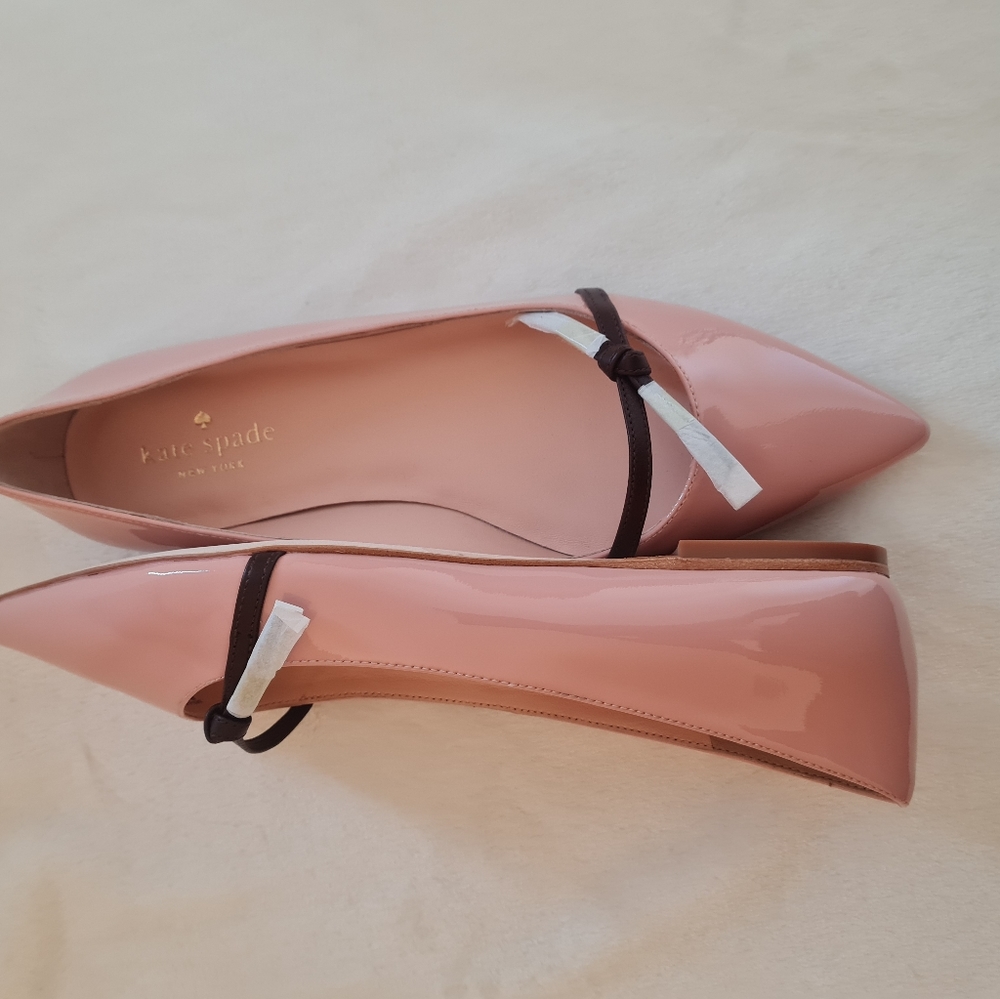 NEW Kate spade DELILAH FLATS IN CONCH💕 - Picture 7 of 11